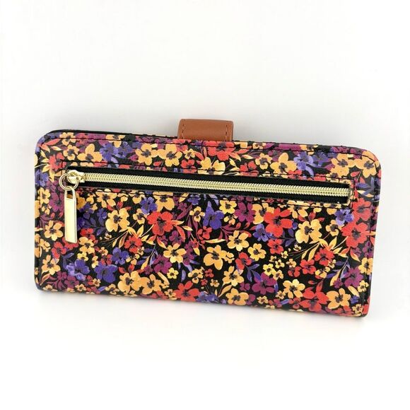 Time and Tru Wallet Set - Slim + Small Two Fold with Floral Pattern NWOT - Picture 3 of 5